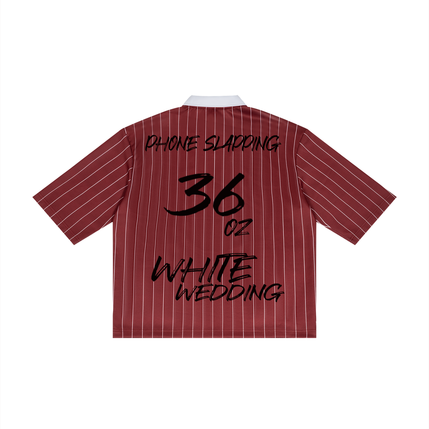 Unisex Pinstripe Collared Soccer Jersey