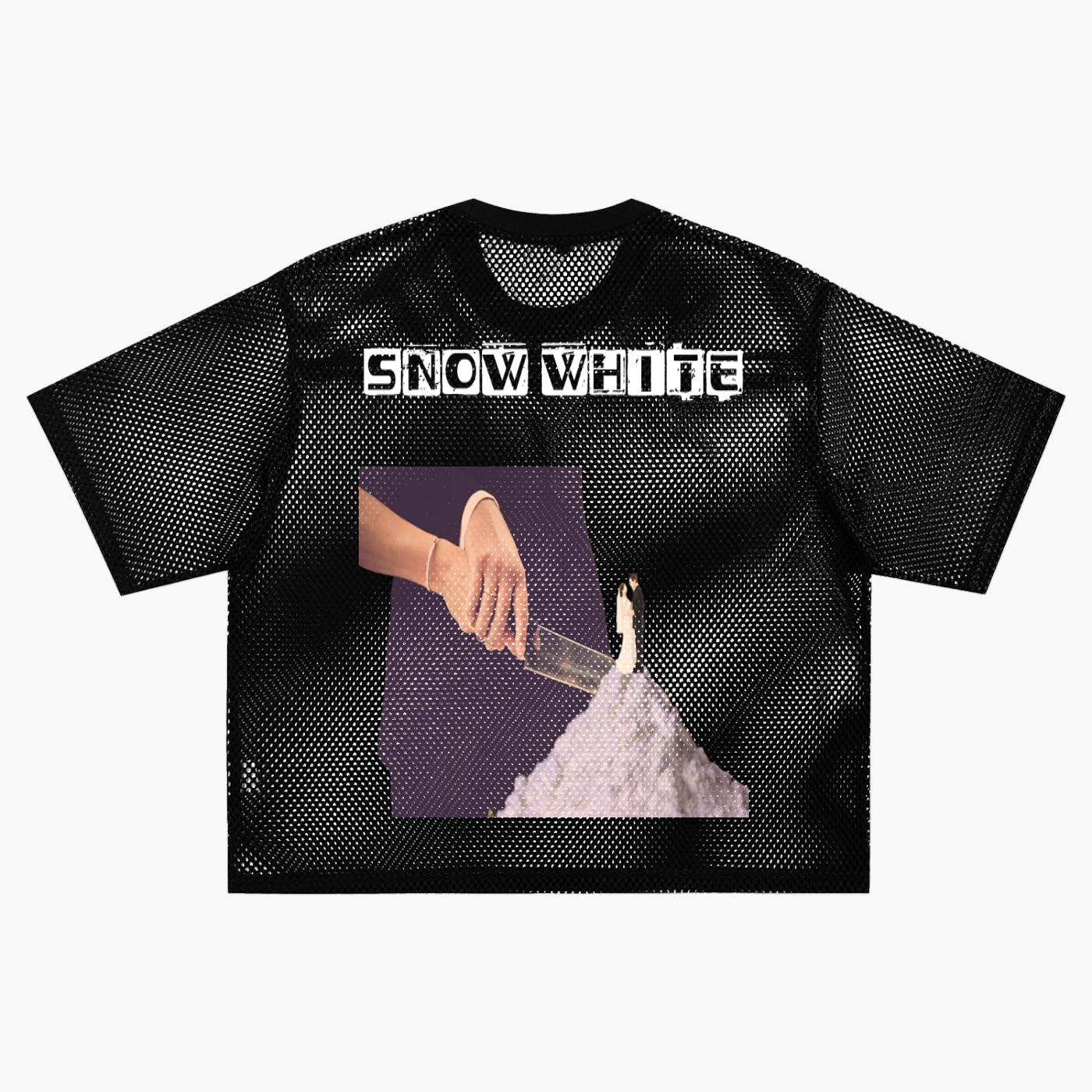 See-through Boxy Net T-Shirt