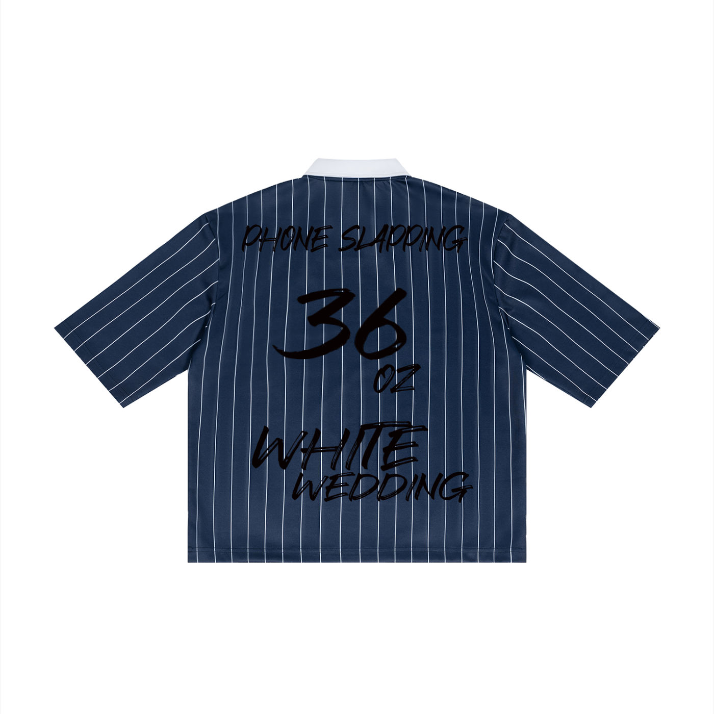 Unisex Pinstripe Collared Soccer Jersey