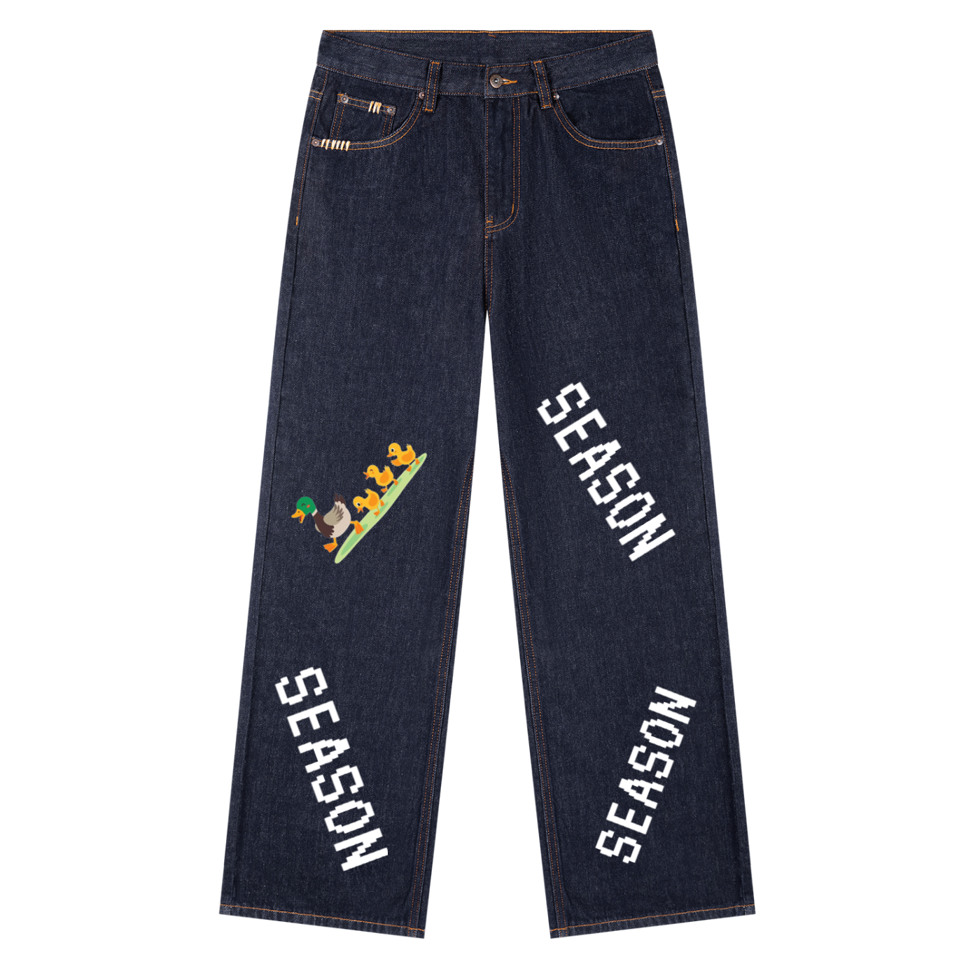 Heavyweight Straight Leg Denim Jeans