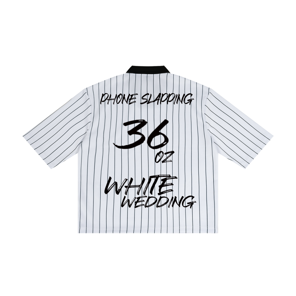 Unisex Pinstripe Collared Soccer Jersey