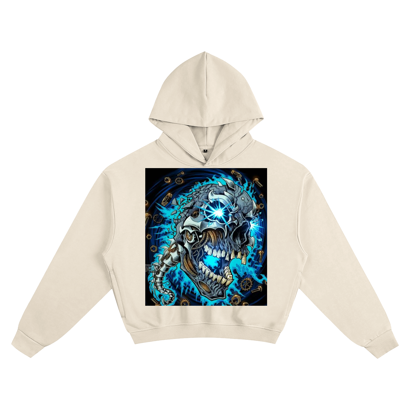 Unisex Cotton Cropped Hoodie