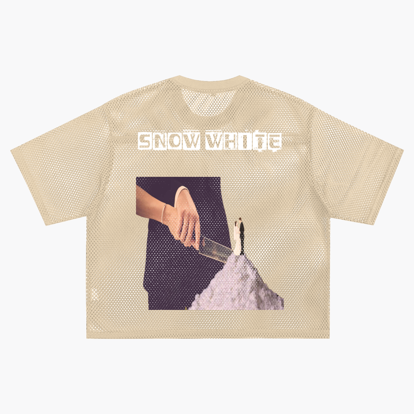 See-through Boxy Net T-Shirt