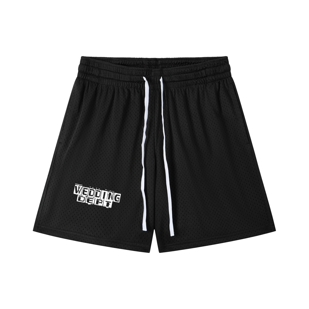 Mesh Drawstring Shorts