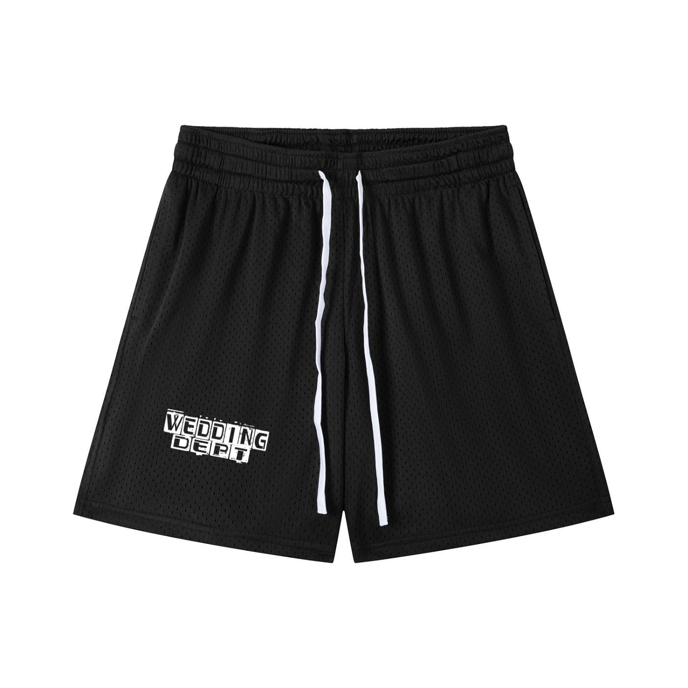 Mesh Drawstring Shorts