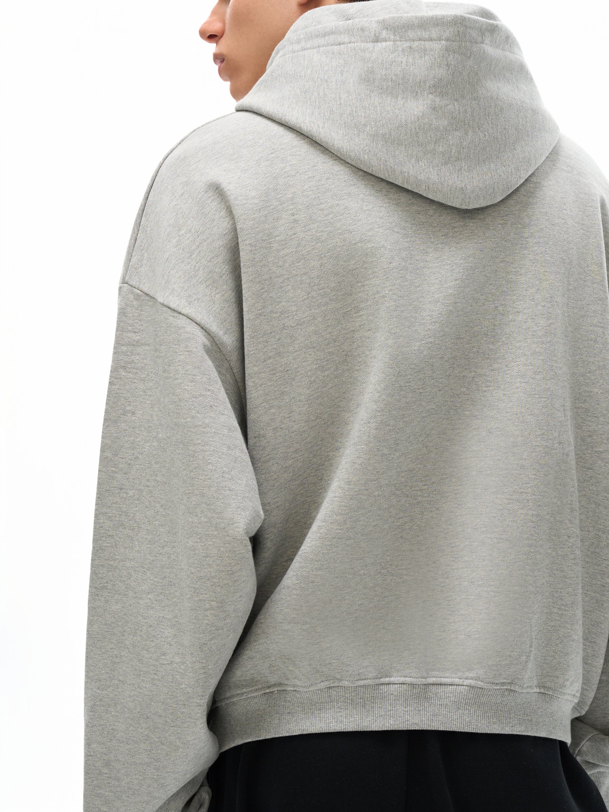 Unisex Cotton Cropped Hoodie