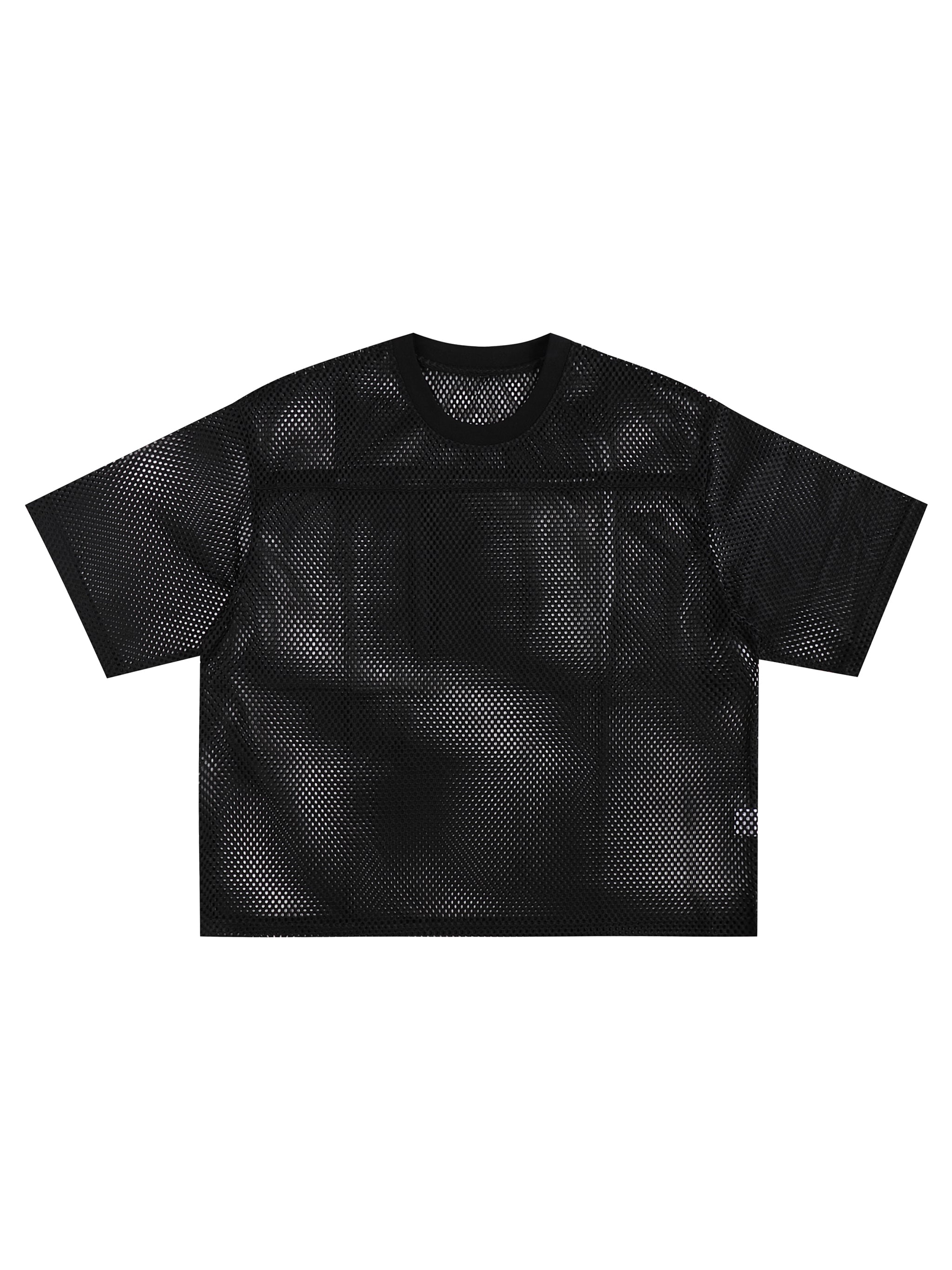 See-through Boxy Net T-Shirt